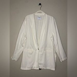 Neutral Linen Blazer Old Navy